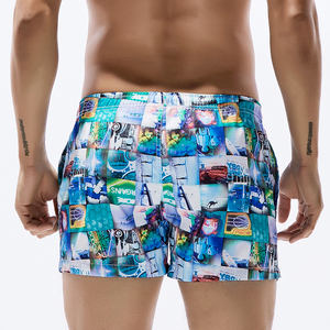 Commercio all'ingrosso A Buon Mercato Costumi Da Bagno Costumi Da Bagno Degli Uomini Stampato Mens Dei Bicchierini del Bordo 100% Poliestere Uomo Costumi Da Bagno Short Private Label di Marca - Product Image 2