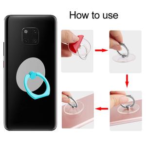 圆形手机戒指支架透明手指手柄环支架 - Product Image 5