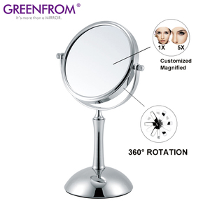 <span class=keywords><strong>Coiffeuse</strong></span> double côtés pivotant réglable salon <span class=keywords><strong>de</strong></span> <span class=keywords><strong>coiffure</strong></span> miroirs - Product Image 2