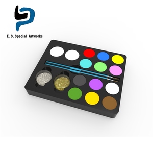 12 color multifunción a base de la Copa <span class=keywords><strong>del</strong></span> <span class=keywords><strong>Mundo</strong></span> a prueba de agua de dibujo de la cara y el cuerpo de pintura - Product Image 1