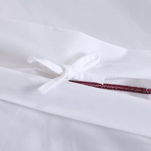 Hotel de <span class=keywords><strong>lujo</strong></span> de diseño de tejer ropa de cama Conjunto personalizado logotipo Hotel funda Nórdica - Product Image 6