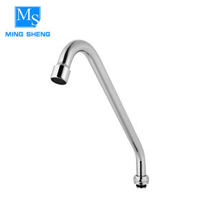 Endüstriyel duvara monte aşağı çekin paslanmaz çelik ön durulama su tasarrufu programı uzun lavabo musluklar İNGILTERE toptan - Product Image 2