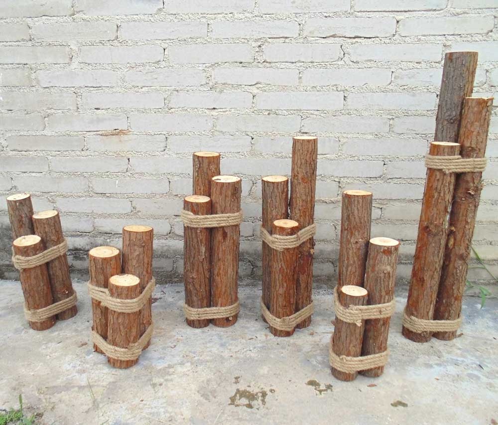 faux stump lifelike rotting