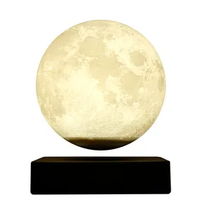 자석 뜨 똑똑한 사무실 밤 현대 달 점화 테이블 램프