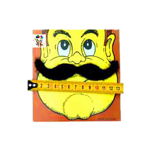 HPC-0336 Ria Mép Nhân Tạo Màu Đen Vui Nhộn Thích Ứng Phong Cách Tush Bữa Tiệc Giá Rẻ - Product Image 1