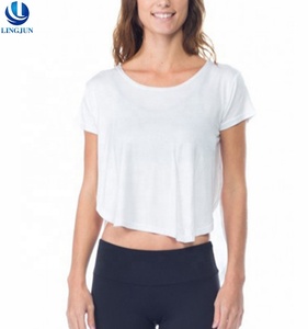 Maglietta traspirante da donna con nuovo Design personalizzato leggero e Sexy per ragazze sportive da corsa Yoga - Product Image 1