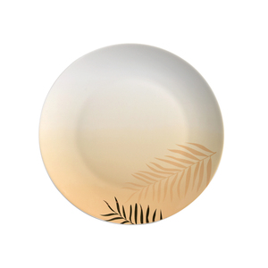 Populaire vente palme d'<span class=keywords><strong>or</strong></span> autocollant assiettes avec des motifs de feuilles pour restaurants - Product Image 3