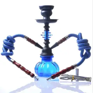 2019 Good sale New design Double tube acrylic hookah shisha