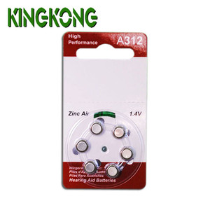 OEM/ODM Kẽm Không Khí <span class=keywords><strong>1.4V</strong></span> A10/A13/A675/A312 6 Cái/gói Pin Cho Máy Trợ Thính Nút Di Động Pin - Product Image 3