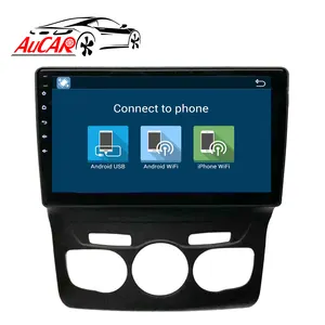 AuCAR 10.1 "araba radyo multimedya oynatıcı Android 10.0 dokunmatik ekran araba Stereo PX4 GPS Navi IPS araba Video için citroen C4 2011-2017