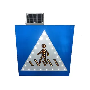 Panneau de jonction solaire, signalisation de circulation, LED, expédition par broches