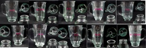 BL-80(FY) licuadora de buena calidad jarra de vidrio, vasos de vidrio, jarra exprimidora de 1,25l para licuadora Oster - Product Image 5