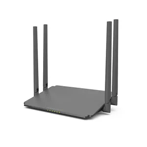 Roteador sem fio do wifi da banda dupla, ac1200, alta performance, com 4 antenas externas dobráveis