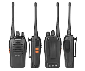 BAOFENG BF-666S PTT radyo walkie talkie UHF 400-470Mhz BF-666S amatör radyo telsiz haberleşme