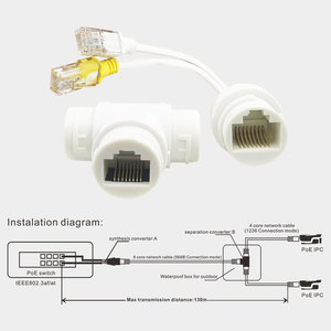 Convertitore di Sincronizzazione <span class=keywords><strong>PoE</strong></span> per Collegare 2 <span class=keywords><strong>Telecamere</strong></span> <span class=keywords><strong>IP</strong></span> - Product Image 5