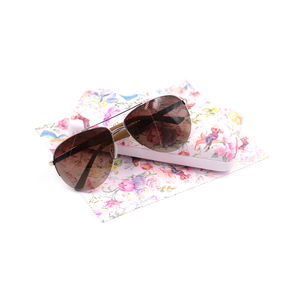 Multi - funcion <span class=keywords><strong>de</strong></span> impresion digital <span class=keywords><strong>Flor</strong></span> patron duro caso para limpiar gafas gafas pantalla <span class=keywords><strong>de</strong></span> hierro - Product Image 4
