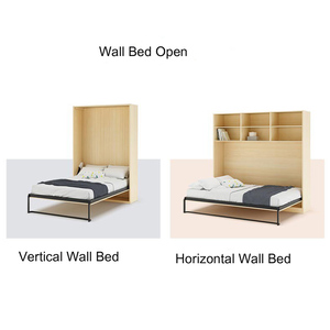Nordic Design <strong>Space</strong> <strong>Saving</strong> Furniture Vertical <strong>Single</strong> Folding Wall <strong>Bed</strong> - Product Image 4