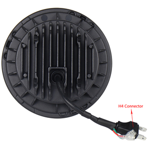 Gexune Luz de punto con anillo de halo DRL 7 pulgadas para camión jeep patriot wrangle de la carretera cherokee led faro - Product Image 4