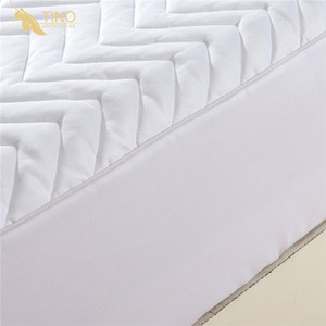100% microfibra lleno acolchado hotel <span class=keywords><strong>cama</strong></span> acolchado protector de colchón <span class=keywords><strong>topper</strong></span> - Product Image 5