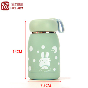 Mini botella de agua caliente de conejo, termo de metal, calentador de botellas de leche para bebé - Product Image 3