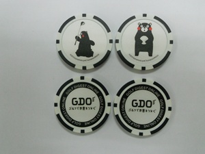 Jetons de poker en ABS logo personnalisé imprimé sur 2 faces, marqueurs pour boule de Golf en plastique, vente en gros, pièces - Product Image 3