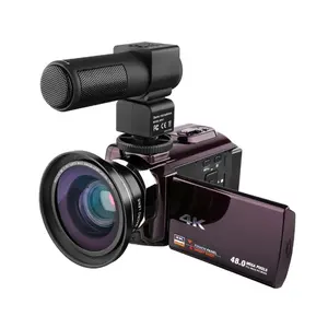48MP Nachtzicht 3 Inch Touch Screen Wifi Digitale Video Camera Hd 4 K Met Microfoon En Groothoek Lens
