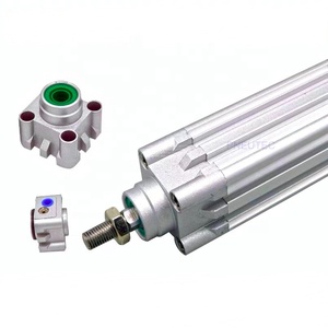 Cylindre pneumatique à air comprimé de type piston à double action, norme <span class=keywords><strong>DNC</strong></span> SE ISO 6431/ISO15552, alésage 100 mm carré, pour porte - Product Image 4