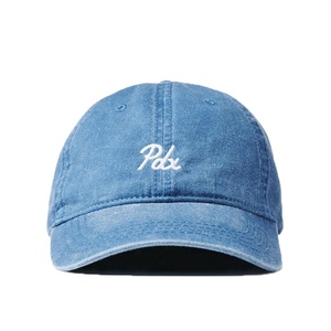 Personnalisé hommes plaine Non Structuré 6 panneau En Détresse golf jean denim cowboy <span class=keywords><strong>chapeau</strong></span> <span class=keywords><strong>de</strong></span> papa - Product Image 1