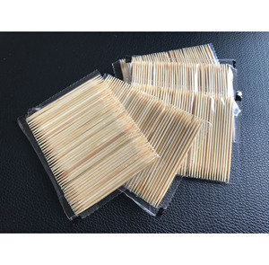 Mini paquets de <span class=keywords><strong>cure</strong></span>-dents en bambou OPP, 10 sacs de rangement, un grand sac pour centre à dents une/deux à embouts - Product Image 1