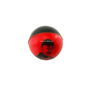 לוגו מותאם אישית צבעוני היי מקפצת כדור גומי דפוס מצויר דילוג על כדורים צעצועים לילדים קידום מכירות כדורי גומי מיני