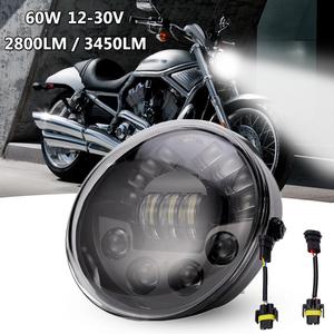 Phare de moto ovale à <span class=keywords><strong>LED</strong></span> au prix d'usine pour Harley, projecteur pour V-ROD VRSCA VRSCR VRSCW, éclairage <span class=keywords><strong>LED</strong></span> - Product Image 6