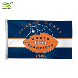 Custom Sport Team Banner 1946 Chicago Beren Vlag Voor Voetbal Voetbalclub