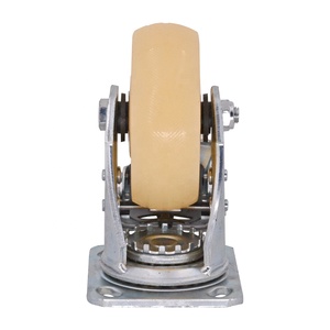 Rodas de borda industrial giratórias de nylon/pp 5 polegadas com freio de travamento - Product Image 4
