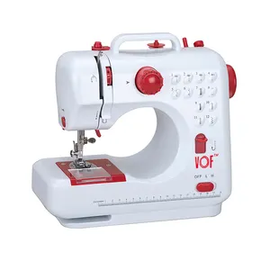 Máquina DE COSER doméstica multifunción con precio de fábrica, modelo popular mundial VOF FHSM 505, CE CB