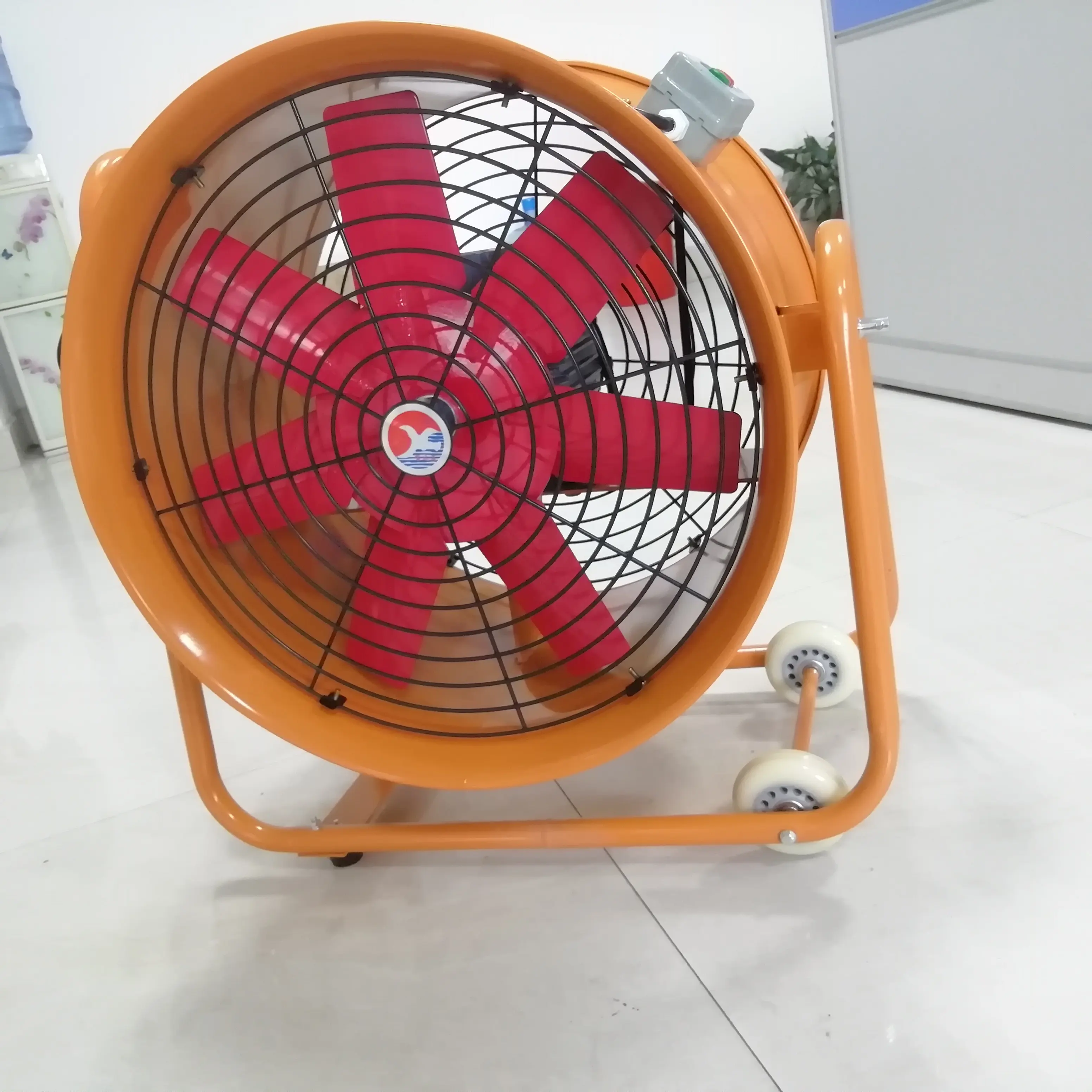 24 "Mano-empuja de ventilación de escape ventilador