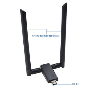 Mediatek <span class=keywords><strong>USB</strong></span> <span class=keywords><strong>3.0</strong></span> 1200Mbps mt7612 Không Dây <span class=keywords><strong>USB</strong></span> <span class=keywords><strong>Wifi</strong></span> Adapter Với 2Pcs 5dBi Ăng Ten Bên Ngoài - Product Image 5