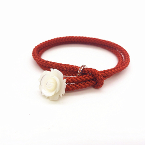De alta calidad de la plata esterlina de la manera <span class=keywords><strong>925</strong></span> tejida pulsera de perlas y plata <span class=keywords><strong>925</strong></span> pulsera de diamantes - Product Image 3