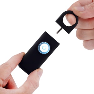 Lolifong 130db sirène d'autodéfense alarme de sécurité personnelle lampe de poche porte-clés alarme de sécurité personnelle pour personnes âgées - Product Image 5