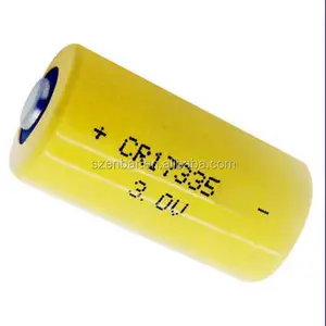 Batería de litio de la batería CR 3 v 1500 mAh CR123A CR17335