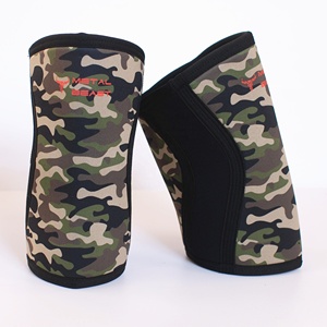 Custom Neoprene Gym Squat Pads Powerlifting Weightlifting Fitness Cross Training <strong>Compression</strong> 5mm 7mm <strong>Knee</strong> Support Sleeves - Product Image 4
