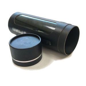 Ống Xi Lanh Bao Bì Hộp Giấy Màu Đen Bao Bì Hộp Nước Hoa Bao Bì Sang Trọng - Product Image 4