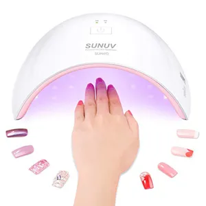 New Arrival SUN9c Professional Beauty Salon Ccfl Mini Uv Led Nail Máy Sấy 24 Wát Chữa Đèn