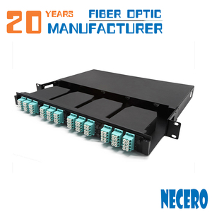 Necero optica fibra fábrica de cable amp 4U 6U 8U 16U 256, 212, 196, 144, 112, 96 72 64 48 port mpo de fibra óptica patch panel - Product Image 5