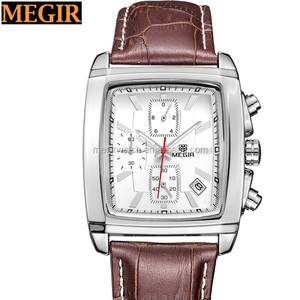 <span class=keywords><strong>Reloj</strong></span> Megir marca <span class=keywords><strong>reloj</strong></span> de cuarzo 2 ojos cronógrafo cuadrado hombre mano <span class=keywords><strong>reloj</strong></span> - Product Image 1