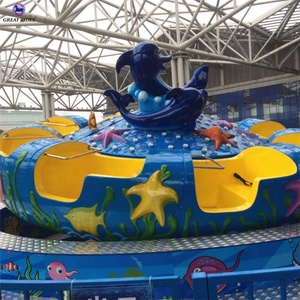 Océano tema familia Parque de Atracciones juegos 22 asientos eléctricos de disco giratoria para la venta - Product Image 3