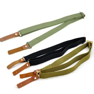 Série AK-écharpe de chasse réglable en cuir, sangle d'épaule tactique, ceinture