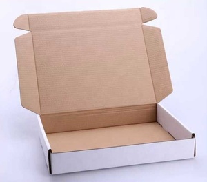 En gros Kraft Portable Biodégradable Environnemental Compostable ondulé Emballage Vêtements Boîte postale - Product Image 3