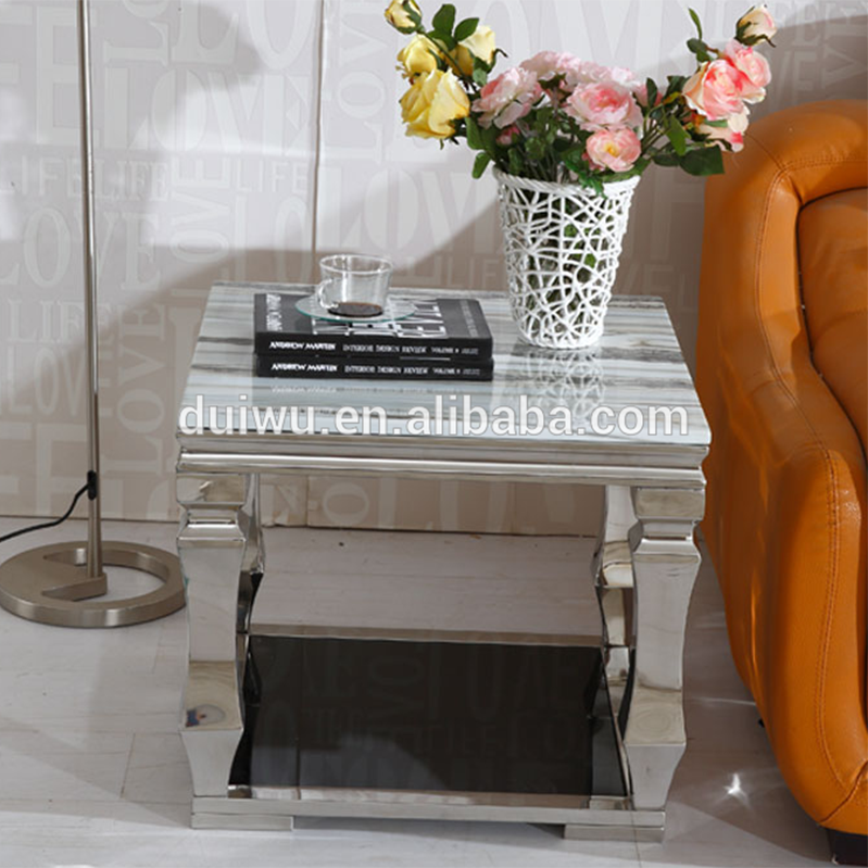 Moderne de luxe marbre table de thé table d'appoint café en mesure