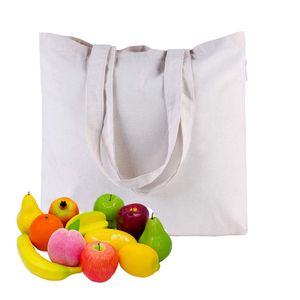 Grande Mode Sac à Provisions Réutilisable <span class=keywords><strong>Plage</strong></span> Blanc Lourd ToteBag Toile Avec Logo Personnalisé - Product Image 2