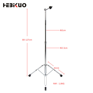 G300 HEBIKUO Professionnel meilleur prix <span class=keywords><strong>cymbale</strong></span> <span class=keywords><strong>pied</strong></span> <span class=keywords><strong>de</strong></span> caisse claire hi hat support <span class=keywords><strong>de</strong></span> tambour - Product Image 2